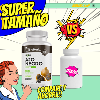 BioHerb® Ajo Negro 100% Puro