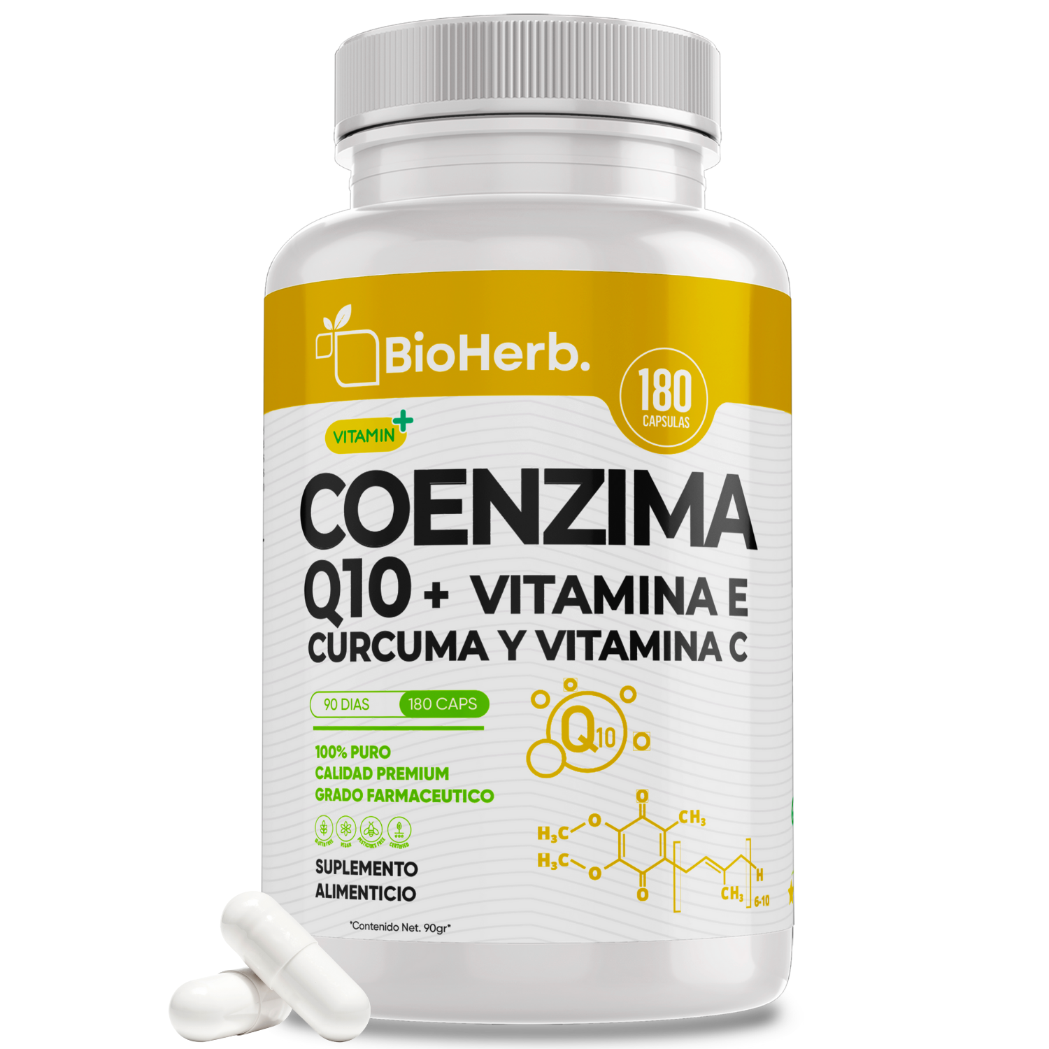 BioHerb® CoQ10 + Vitaminas E y C