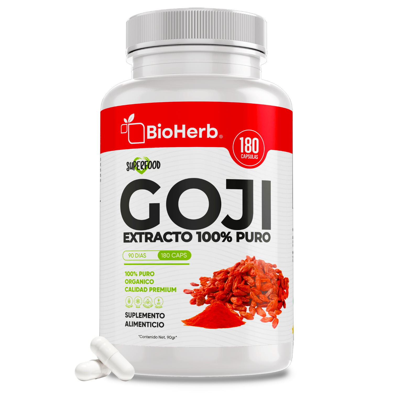 BioHerb® Baya Goji 100% Pura