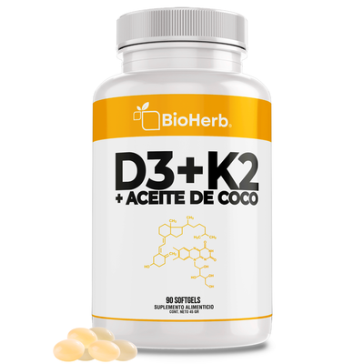 BioHerb® Vitamina D3 + K2 (MK-7)