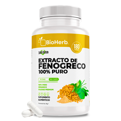 BioHerb® Fenogreco Orgánico Extracto 100% Puro