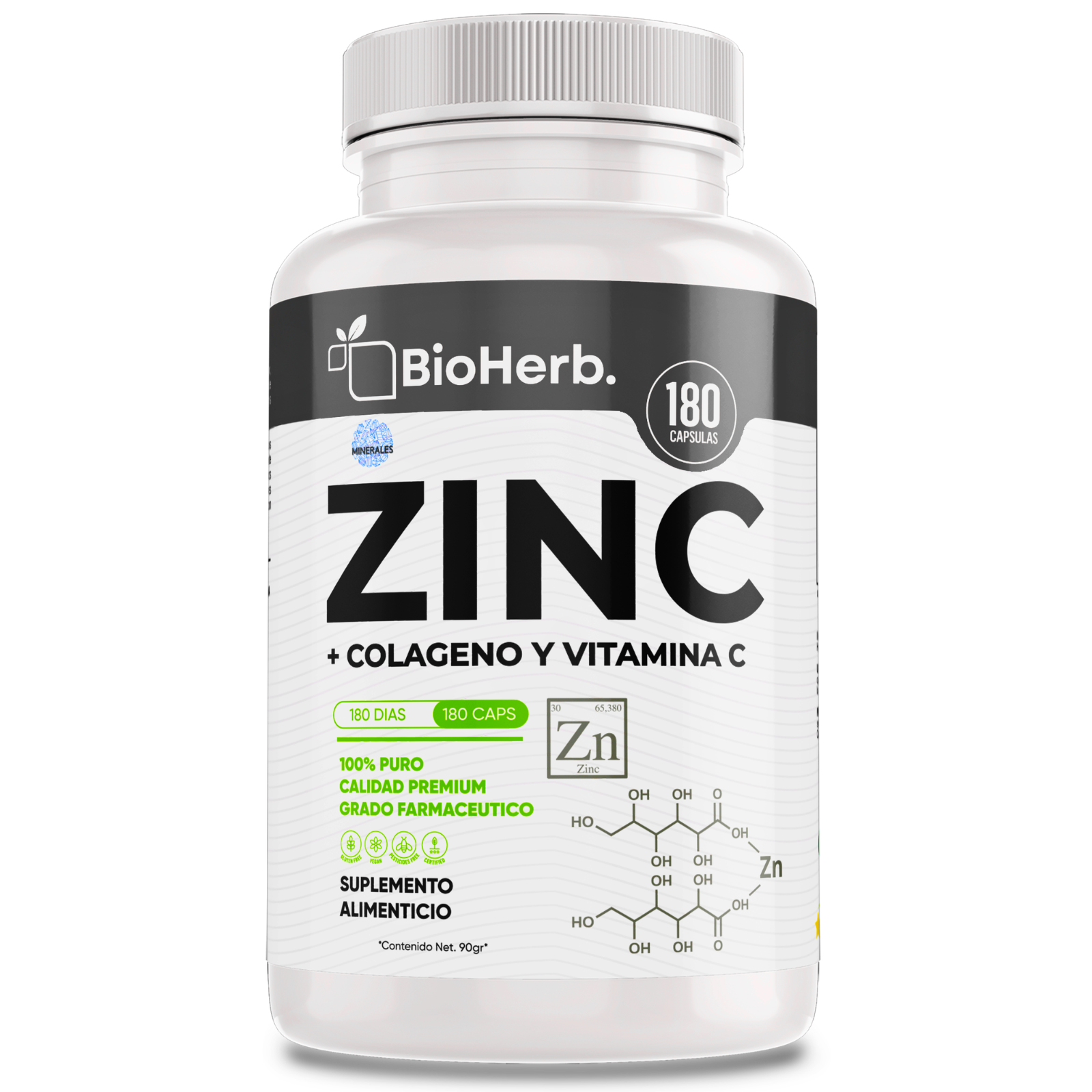 BioHerb® Zinc + Colágeno + Vitamina C