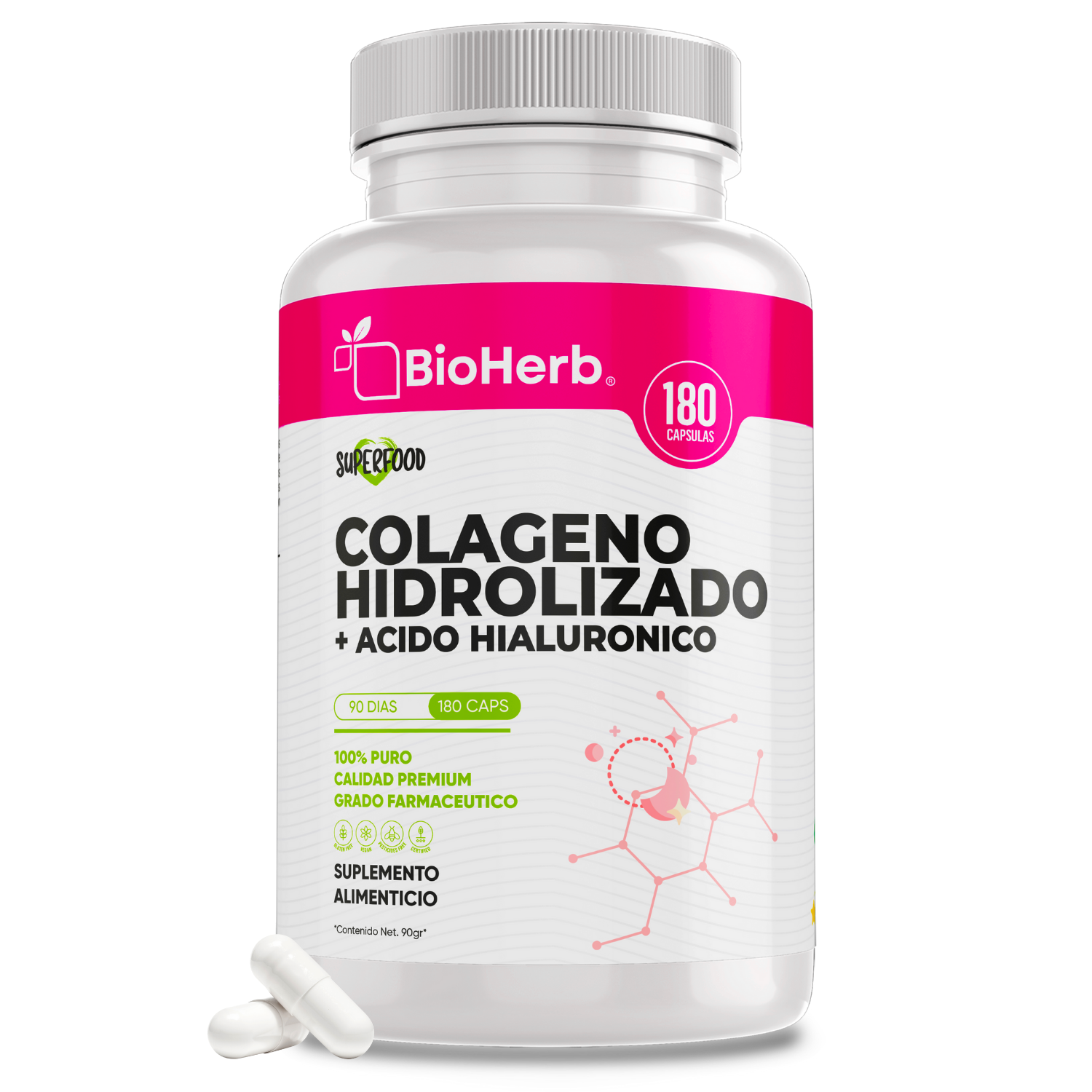 BioHerb® Colágeno + Ácido Hialurónico