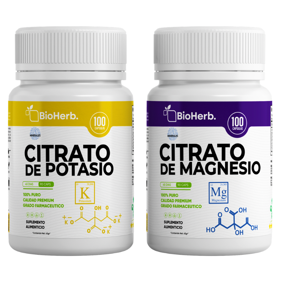 BioHerb® Magnesio + Potasio Citrato