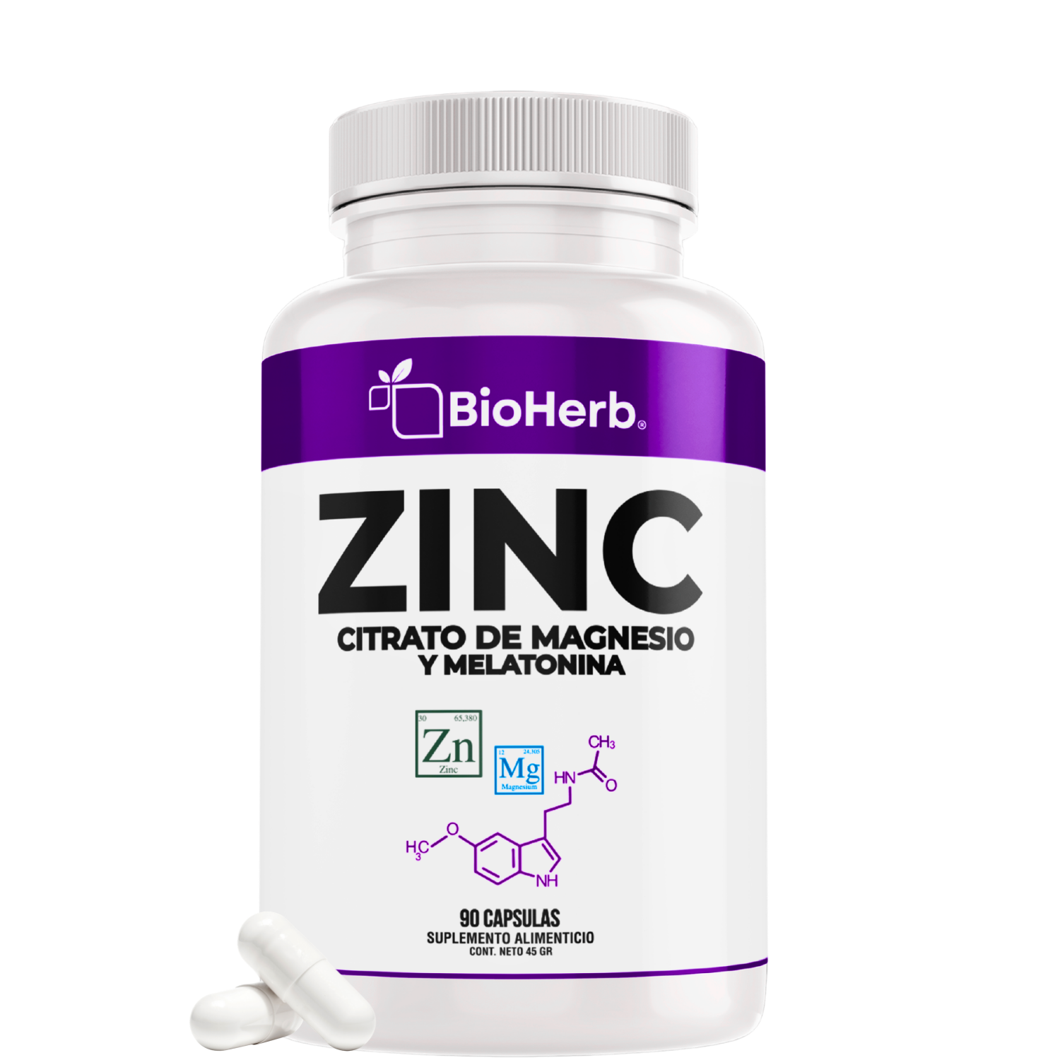 BioHerb® Zinc + Magnesio con Melatonina