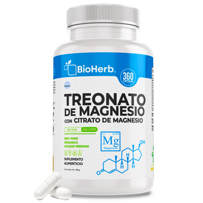 BioHerb® Treonato de Magnesio + Citrato de Magnesio