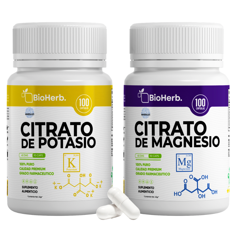 BioHerb® Magnesio + Potasio Citrato