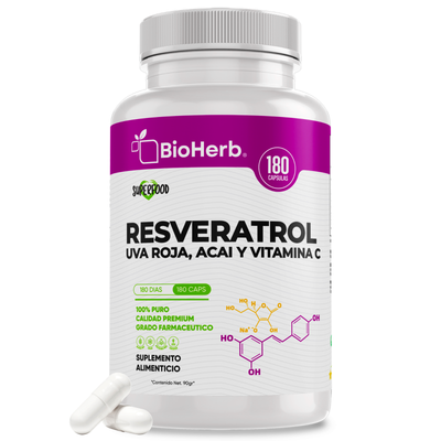 BioHerb® Resveratrol + Uva Roja + Vitamina C