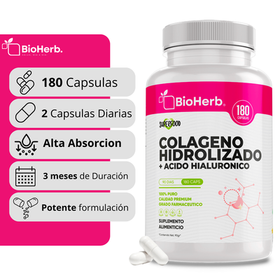 BioHerb® Colágeno + Ácido Hialurónico