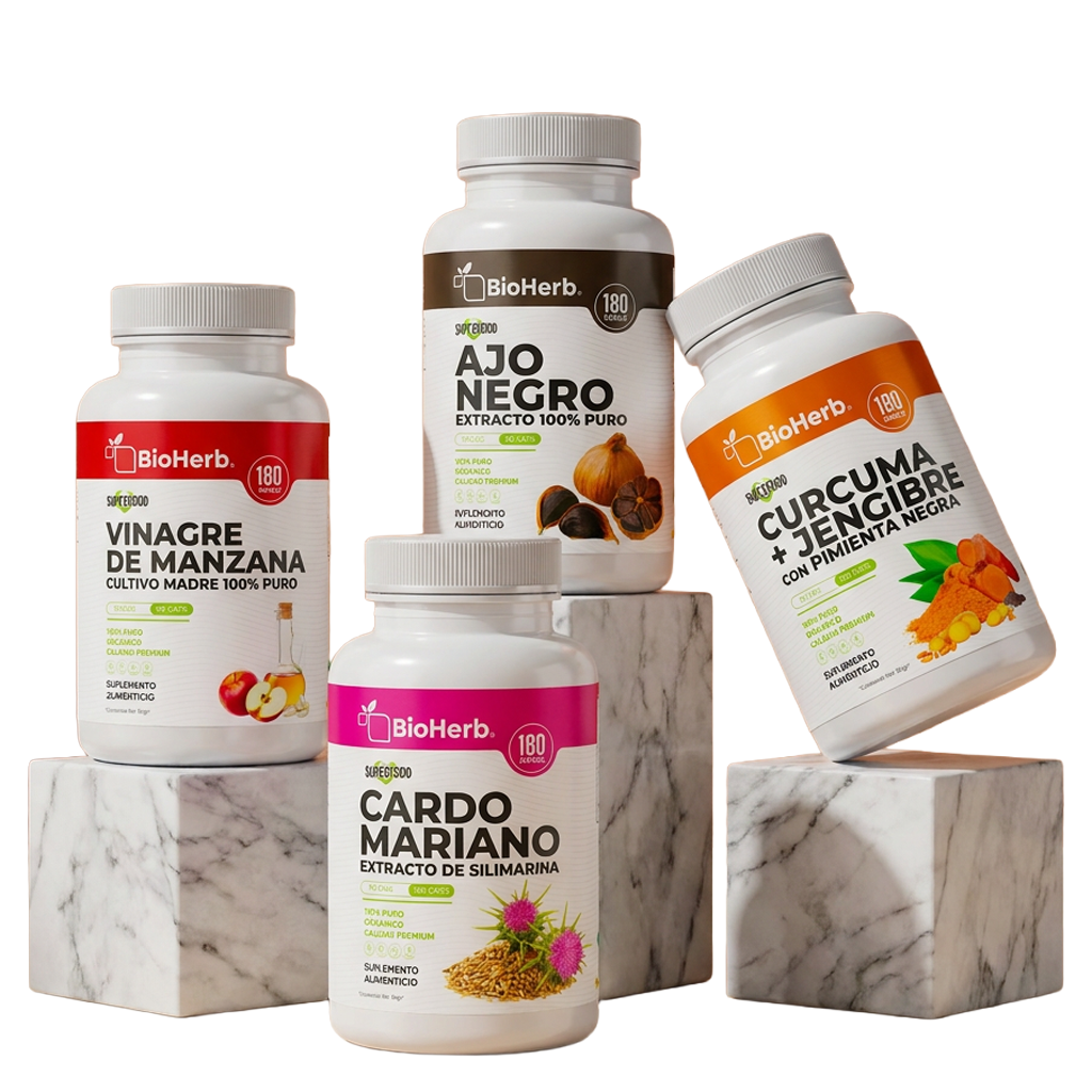 Kit Balance Hepático BioHerb® | Apoyo Digestivo y Antioxidante