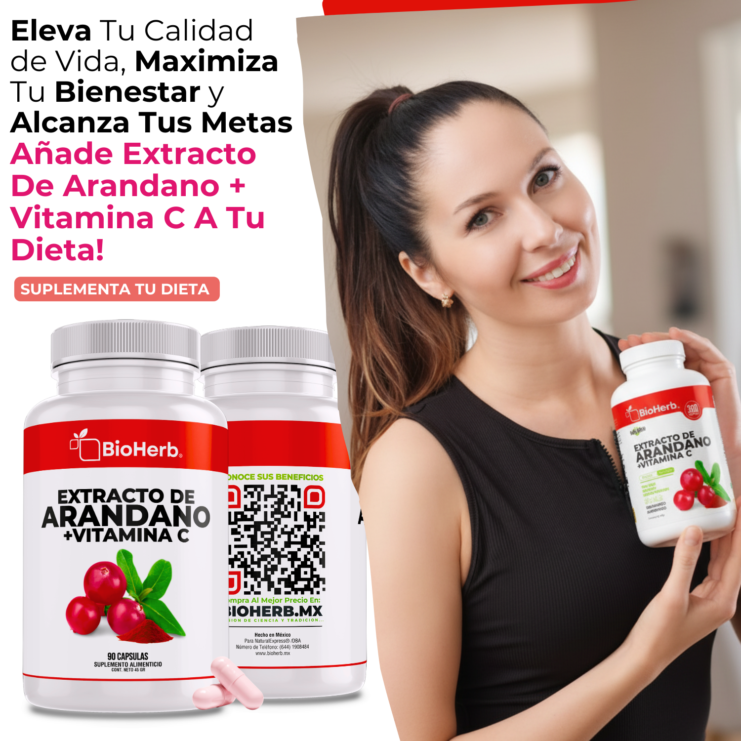 BioHerb® Arándano Rojo + Vitamina C