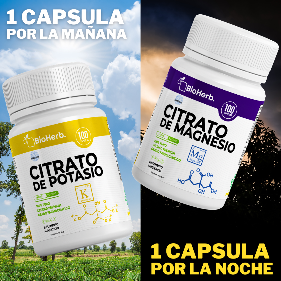 BioHerb® Magnesio + Potasio Citrato
