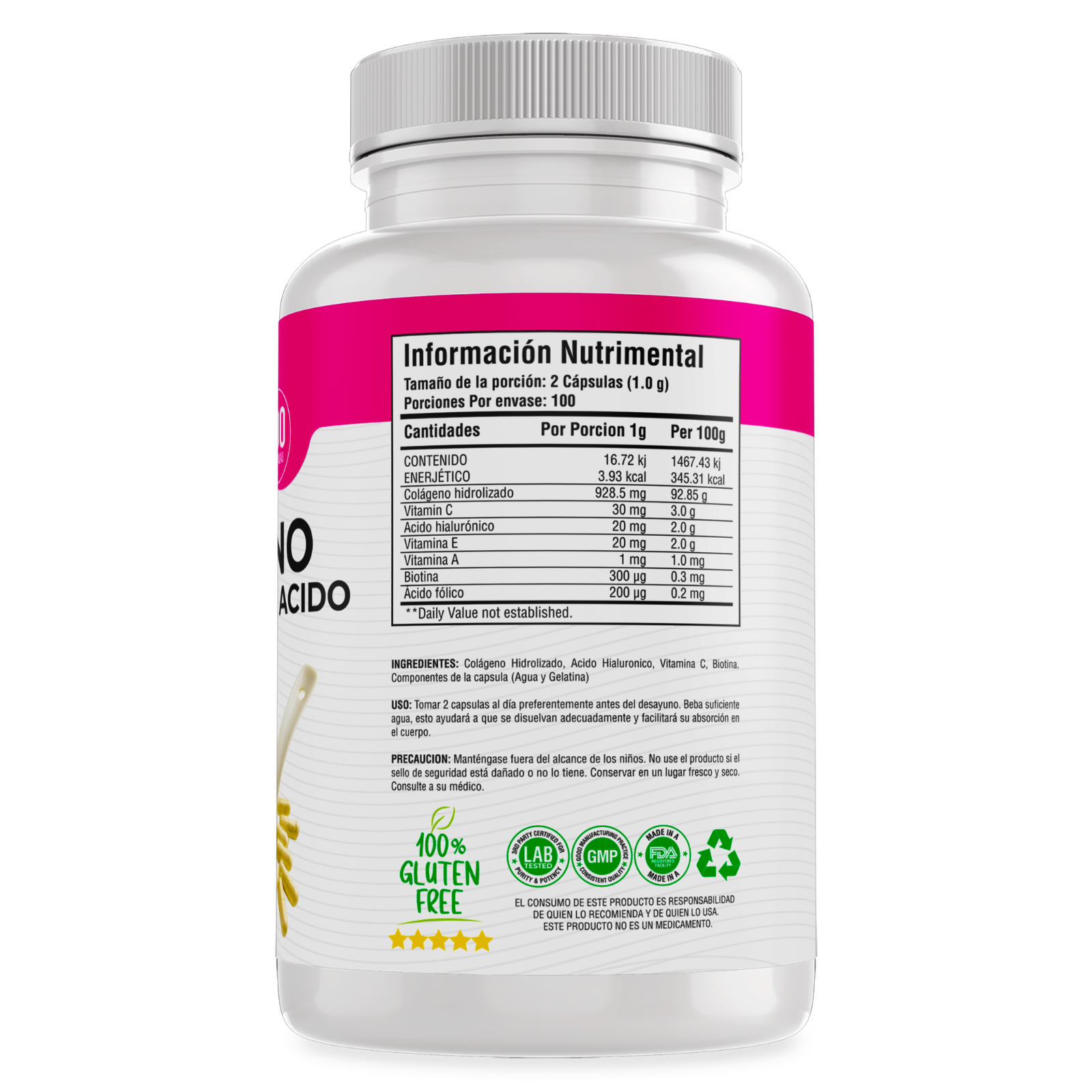 BioHerb® Colágeno + Ácido Hialurónico