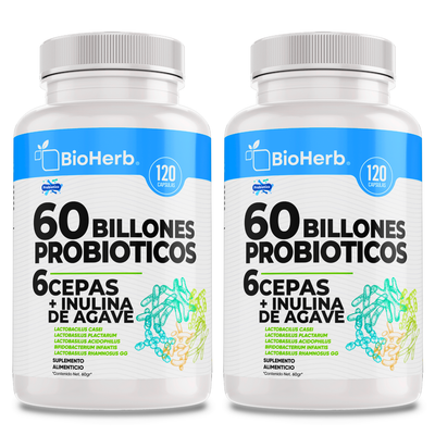 BioHerb® 60 Billones De Probioticos + Inulina De Agave