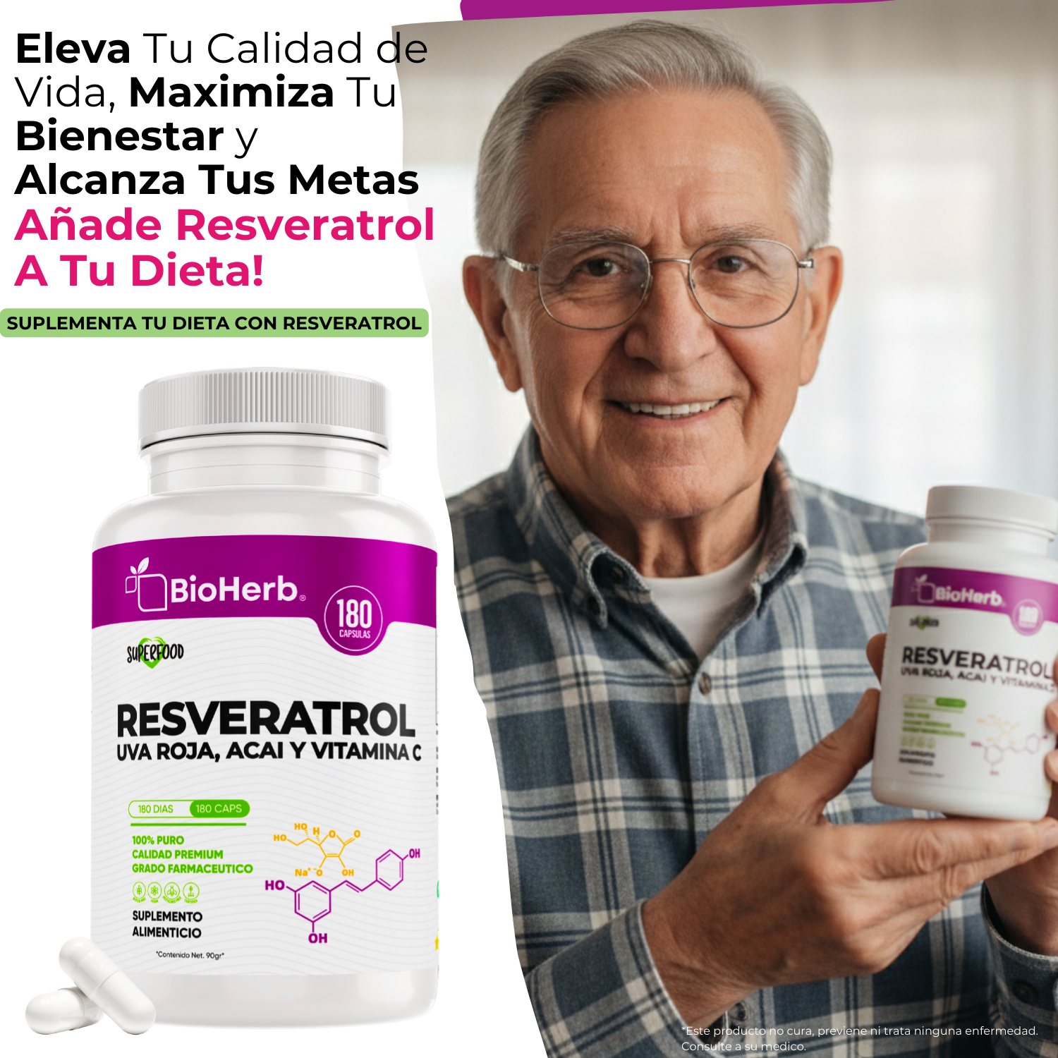 BioHerb® Resveratrol + Uva Roja + Vitamina C