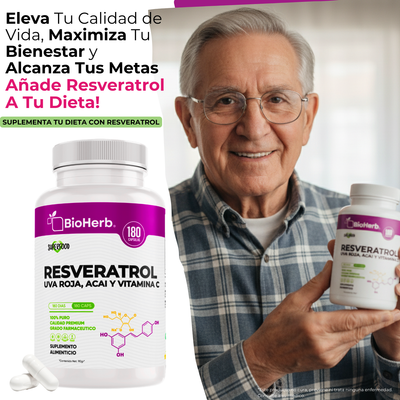 BioHerb® Resveratrol + Uva Roja + Vitamina C