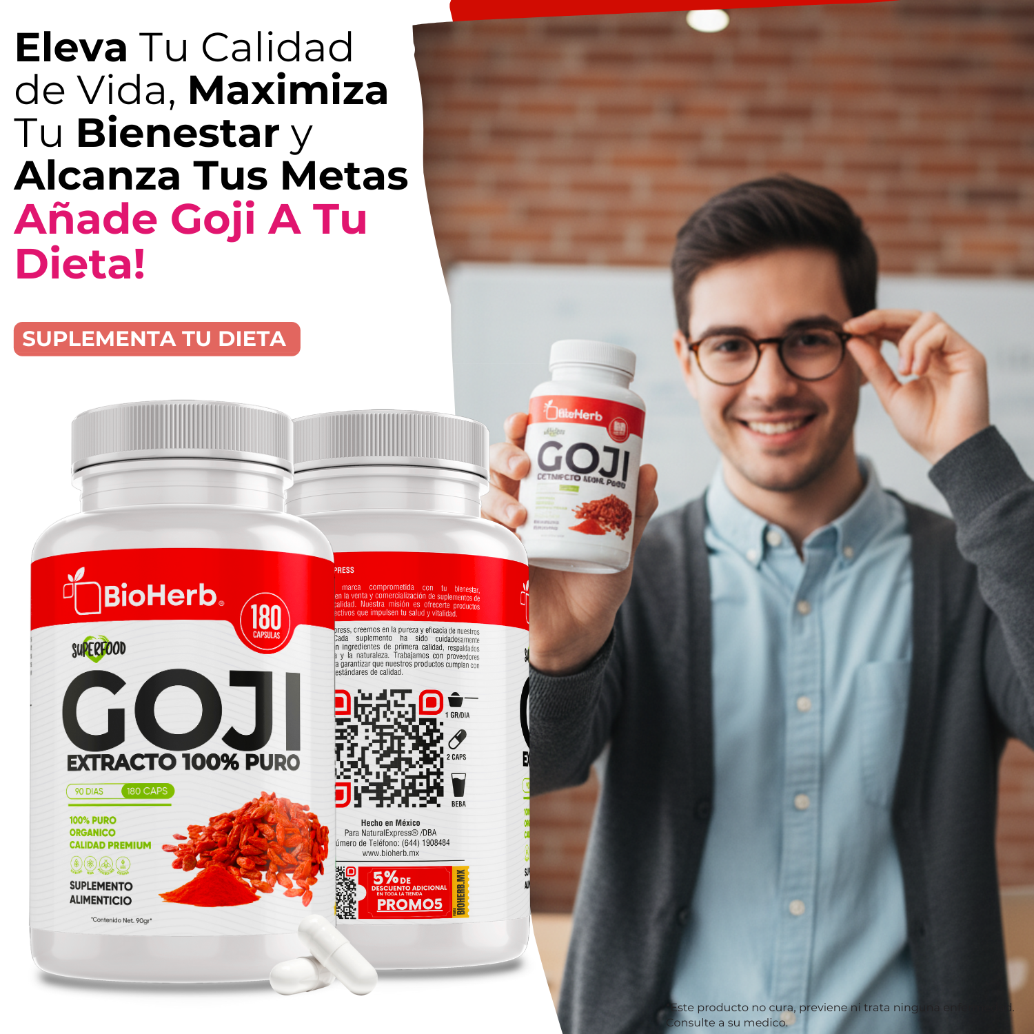 BioHerb® Baya Goji 100% Pura