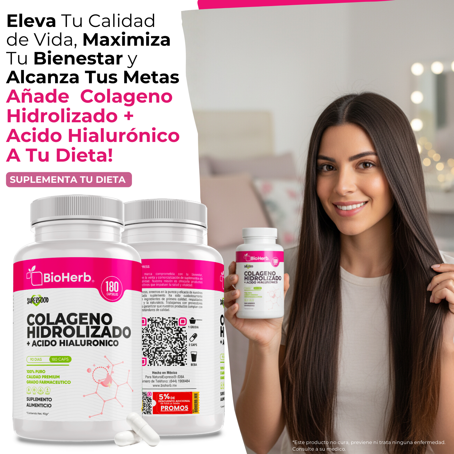 BioHerb® Colágeno + Ácido Hialurónico