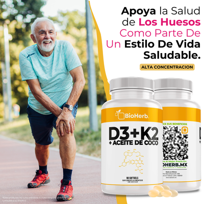 BioHerb® Vitamina D3 + K2 (MK-7)