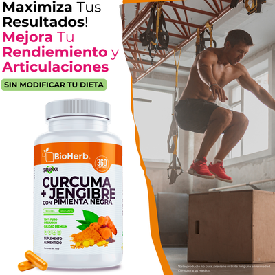 BioHerb® Cúrcuma y Jengibre con Pimienta Negra