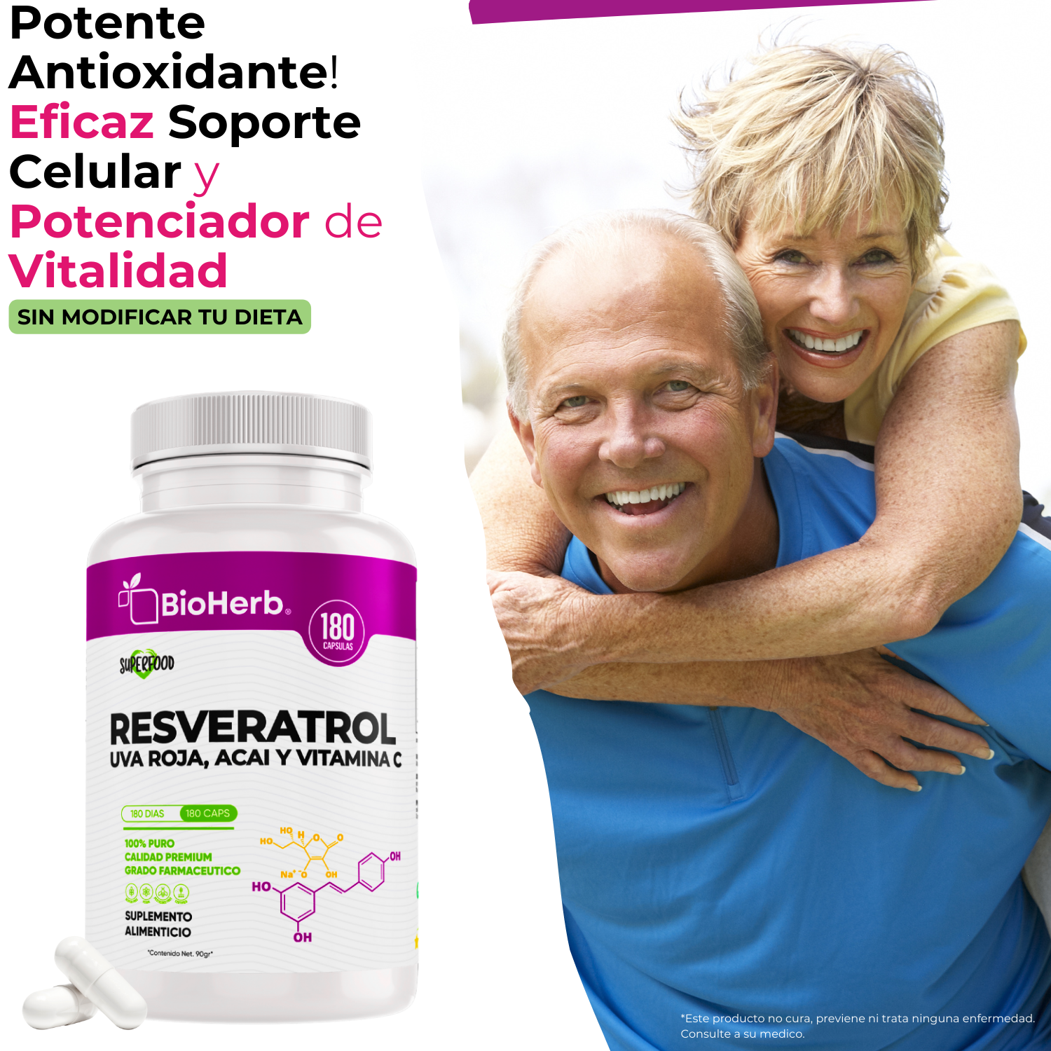 BioHerb® Resveratrol + Uva Roja + Vitamina C