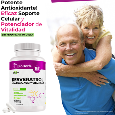 BioHerb® Resveratrol + Uva Roja + Vitamina C