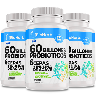 BioHerb® 60 Billones De Probioticos + Inulina De Agave