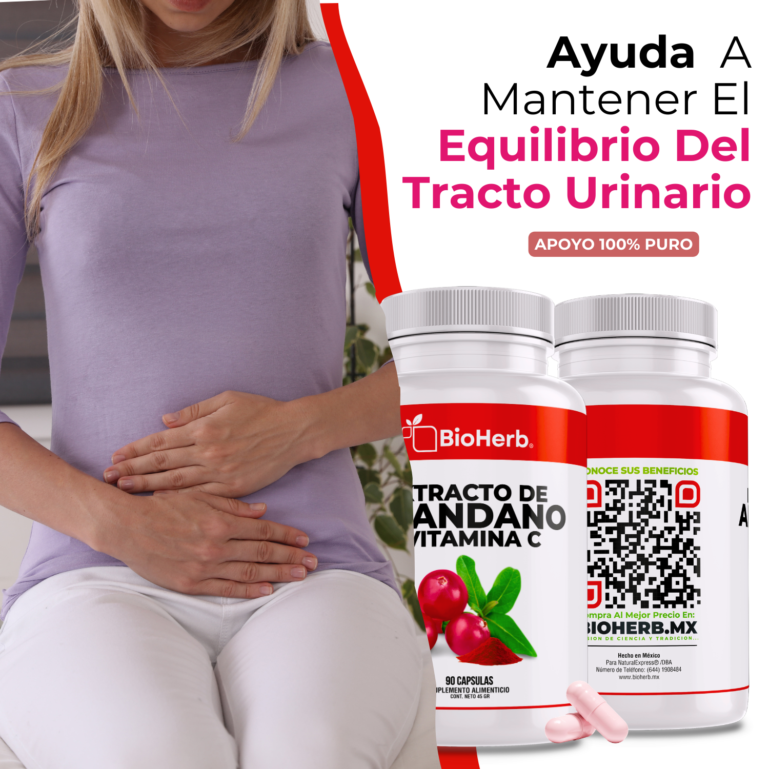 BioHerb® Arándano Rojo + Vitamina C