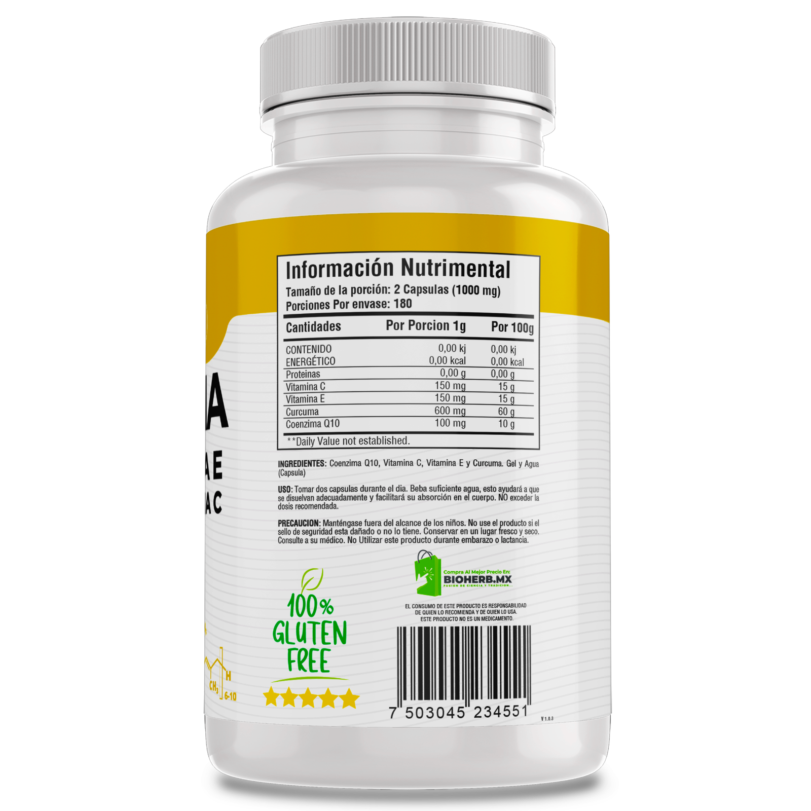 BioHerb® CoQ10 + Vitaminas E y C