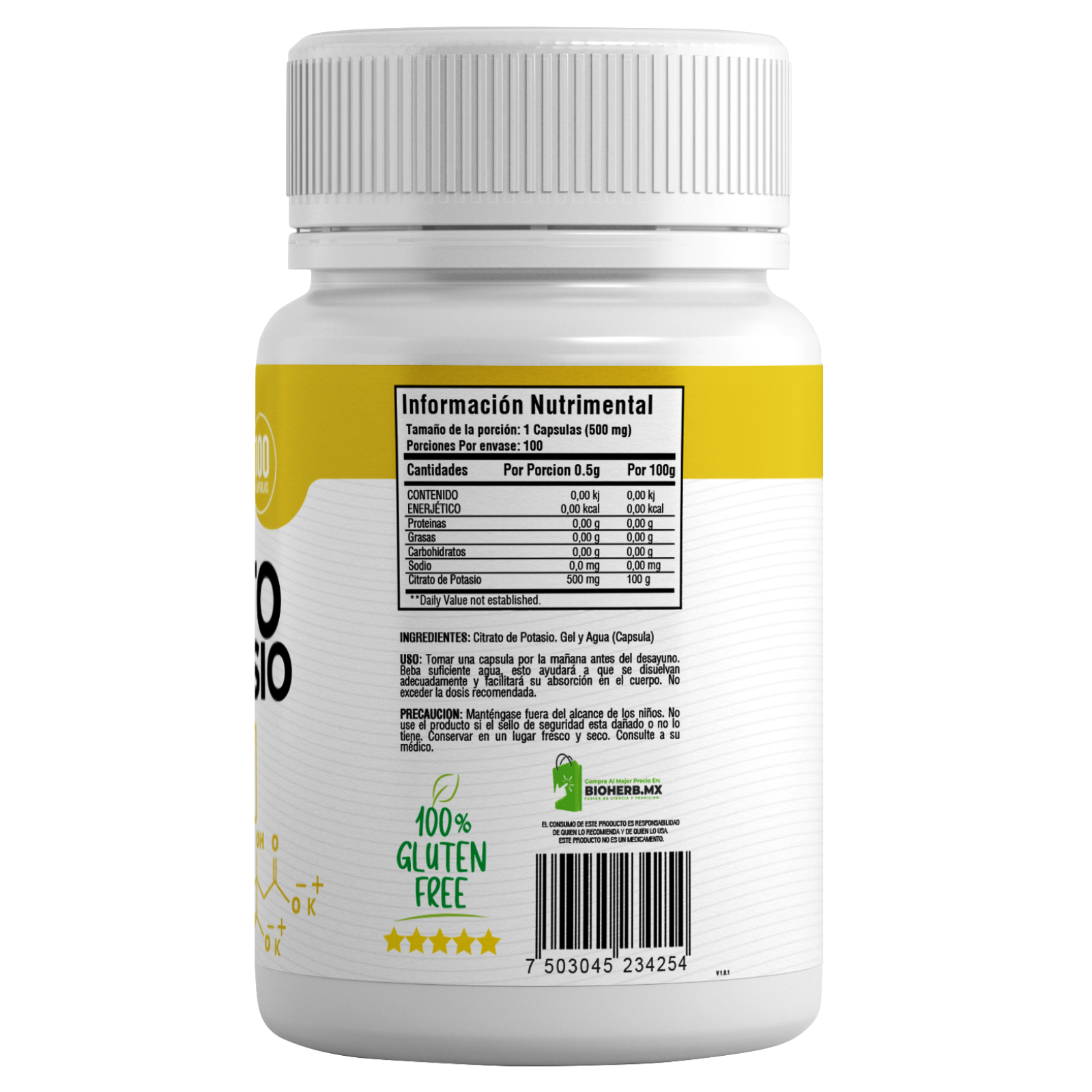 BioHerb® Citrato de Potasio