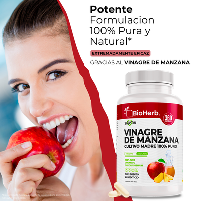 BioHerb® Vinagre de Manzana 100% puro
