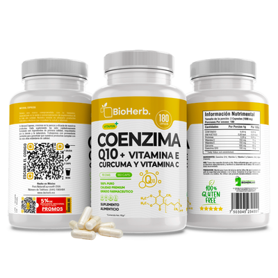 BioHerb® CoQ10 + Vitaminas E y C