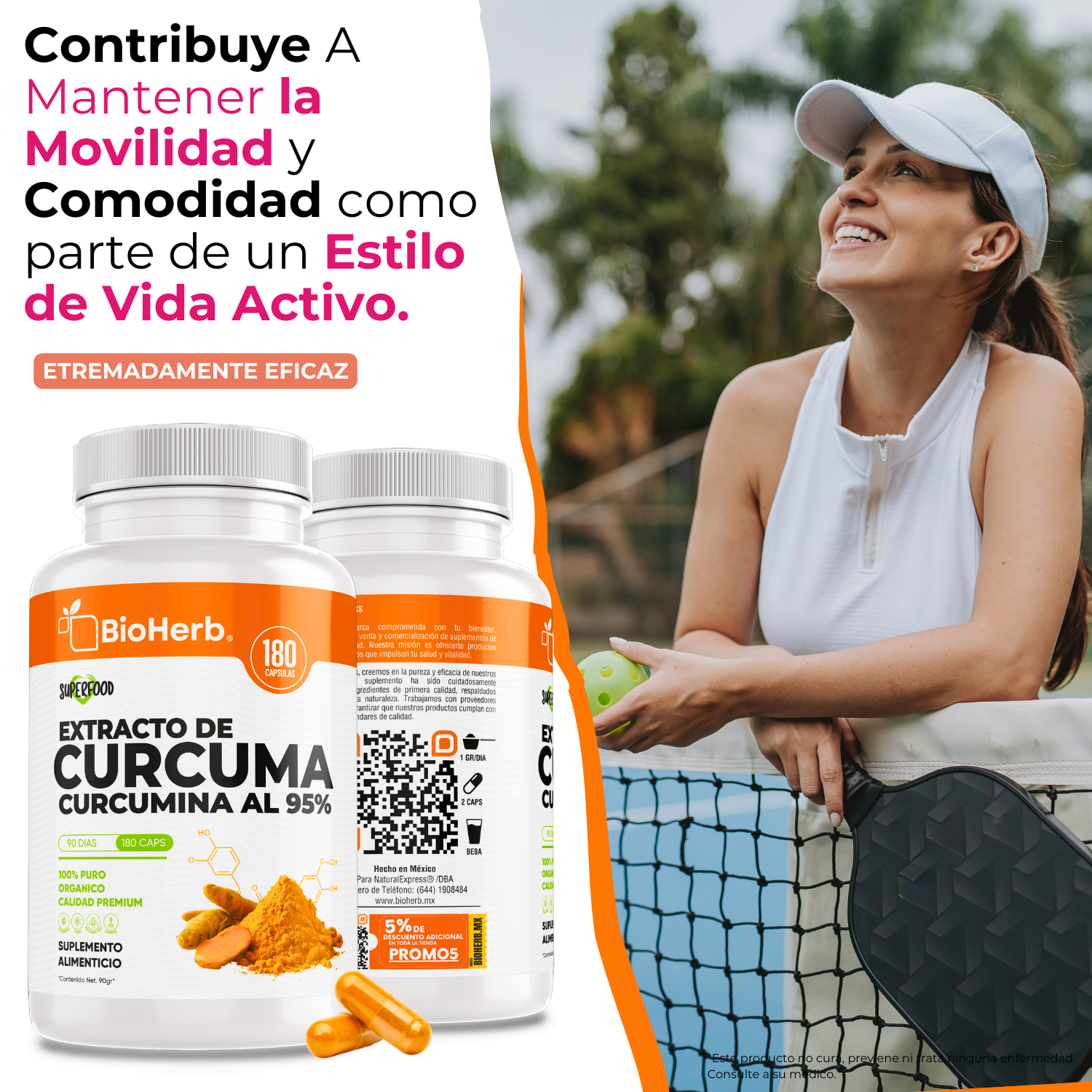 BioHerb® Cúrcuma 95% Curcuminoides