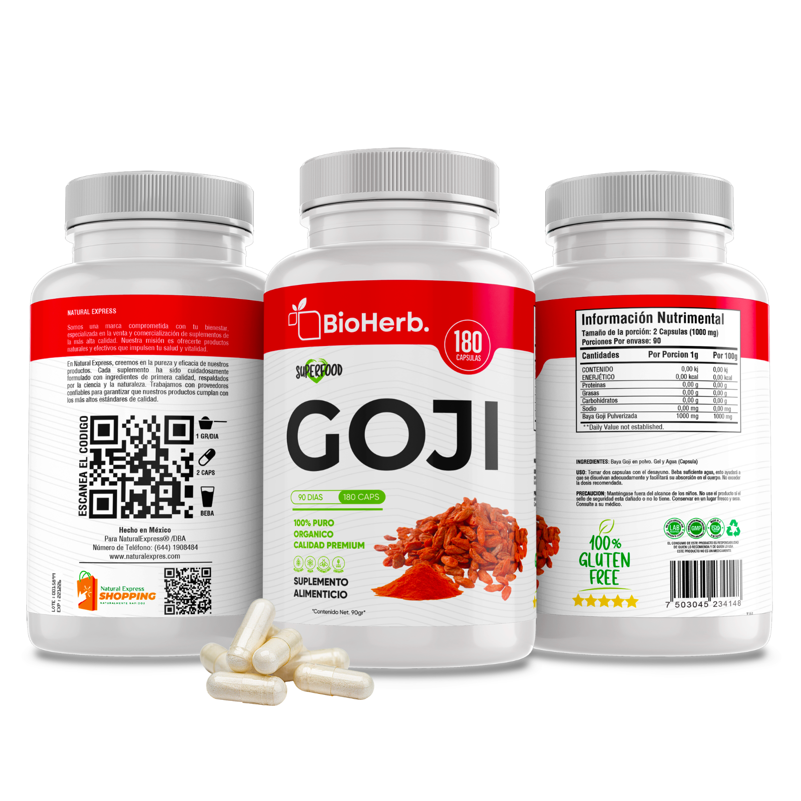 BioHerb® Baya Goji 100% Pura