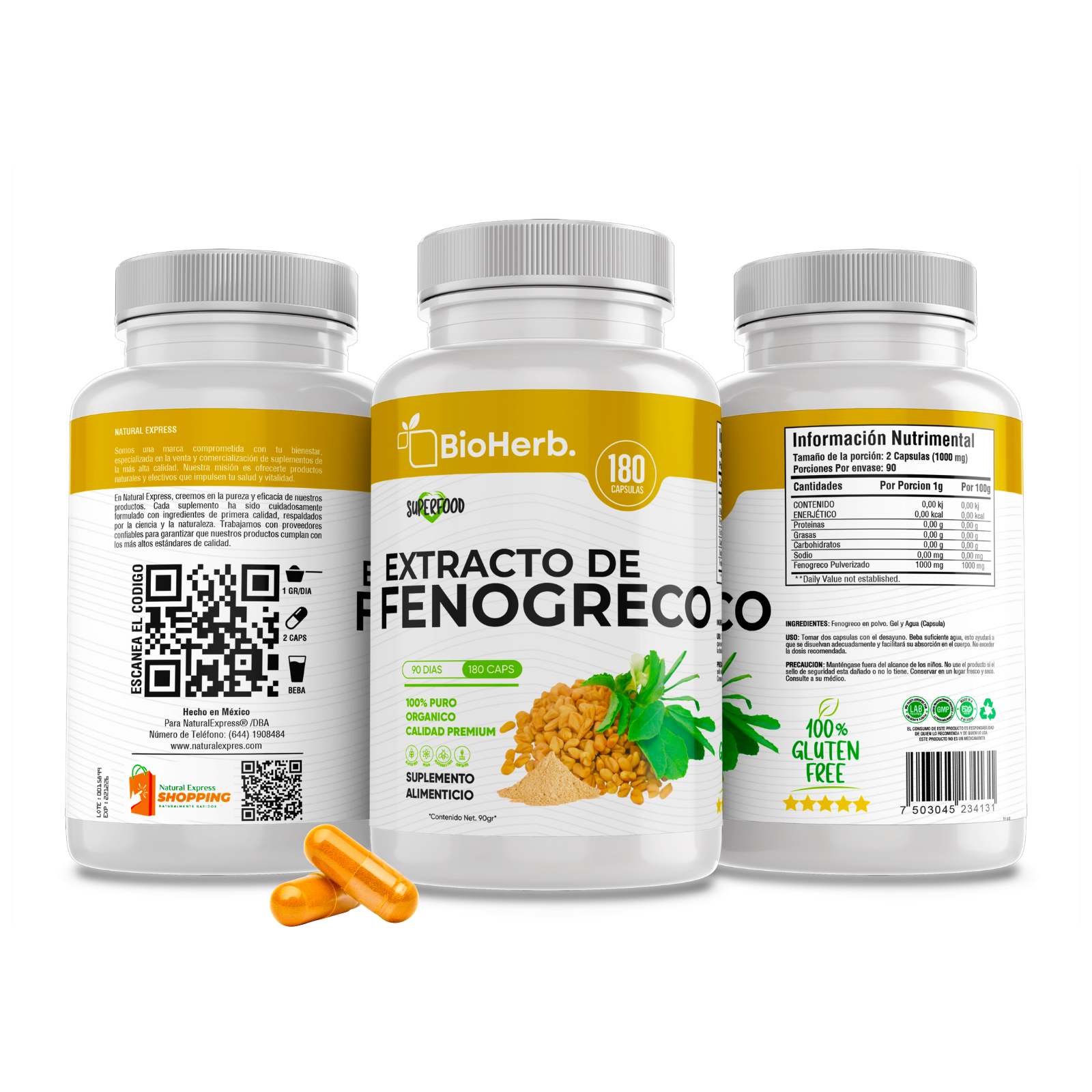 BioHerb® Fenogreco Orgánico