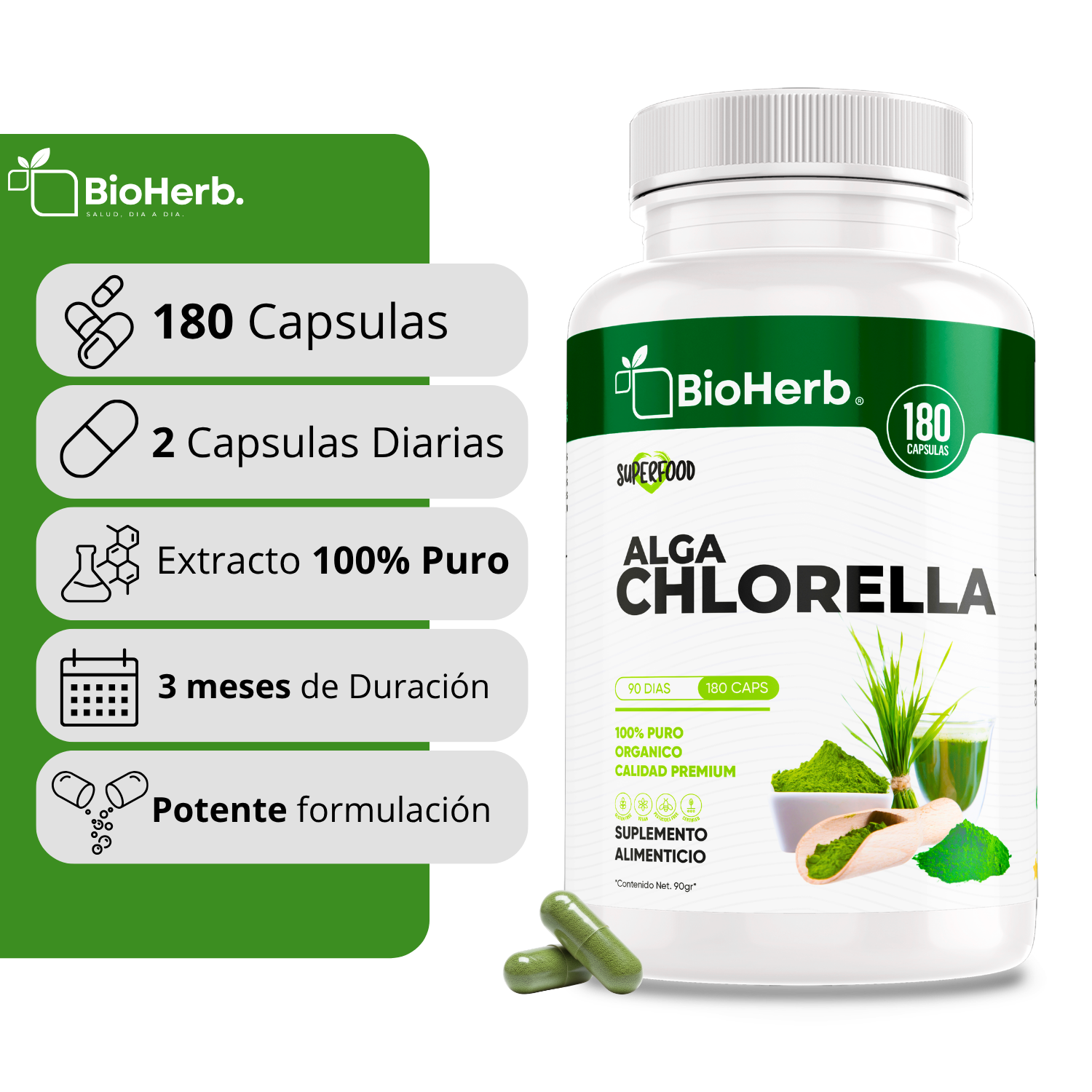 BioHerb® Chlorella Orgánica