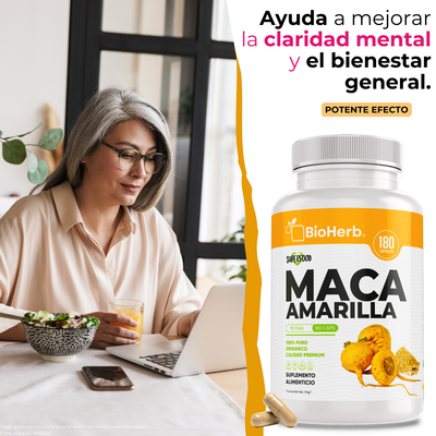 BioHerb® Maca Amarilla Peruana Organica