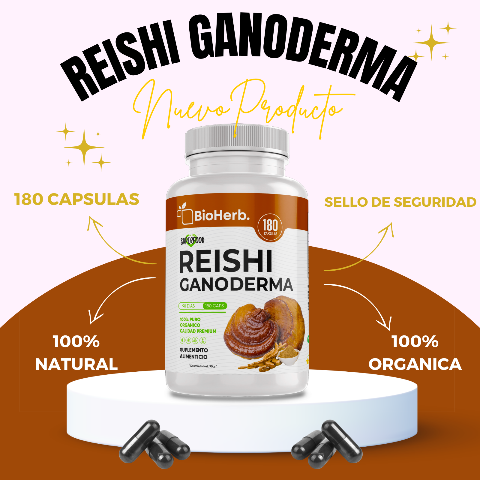 BioHerb® Hongo Reishi (Ganoderma)