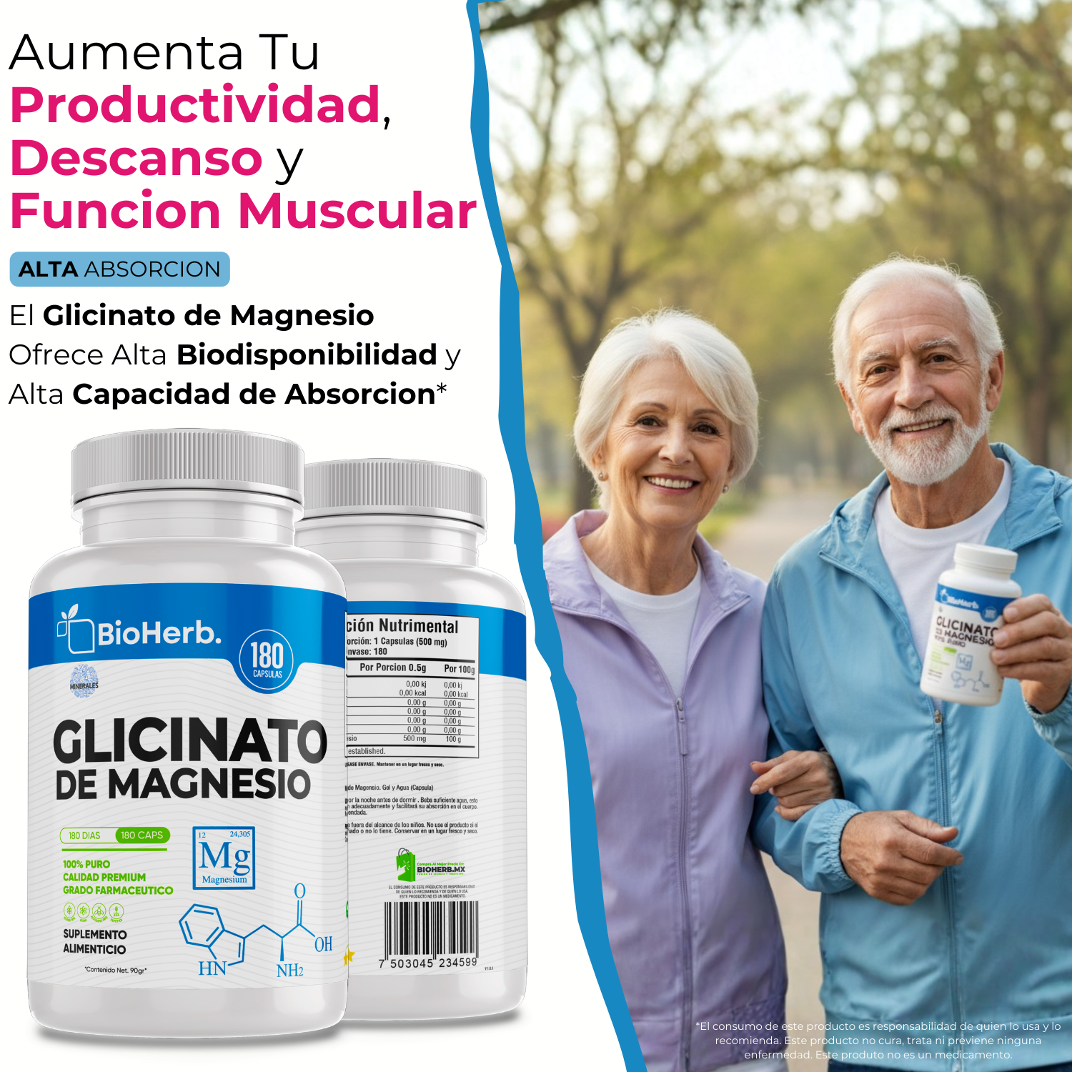 BioHerb® Glicinato de Magnesio
