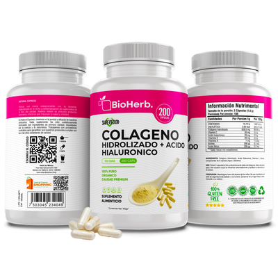 BioHerb® Colágeno + Ácido Hialurónico