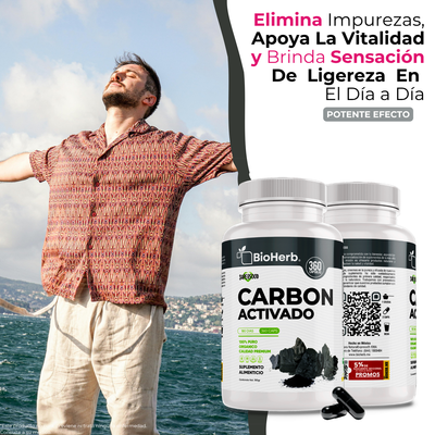 BioHerb® Carbón Activado Micronizado 100% Puro