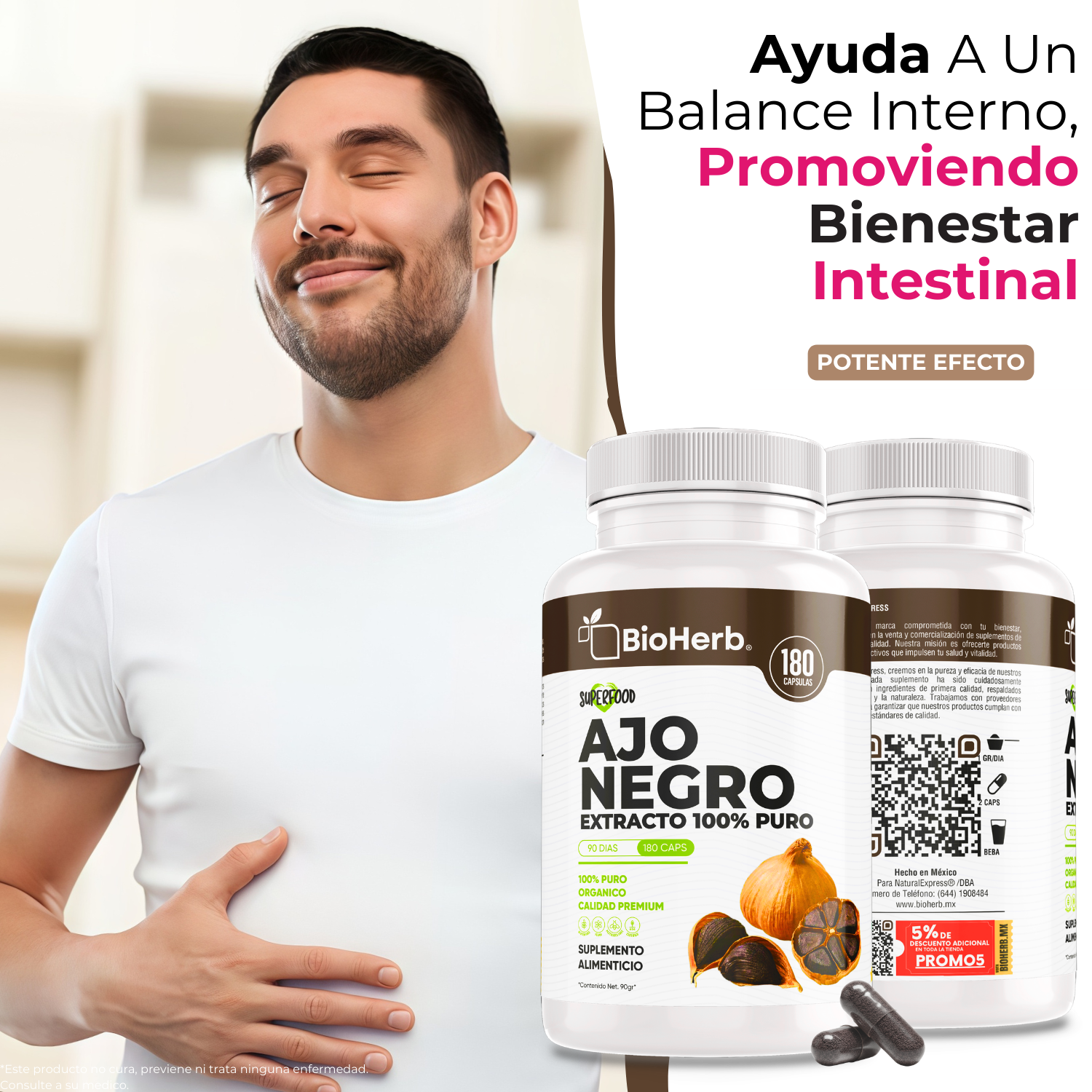 BioHerb® Ajo Negro 100% Puro