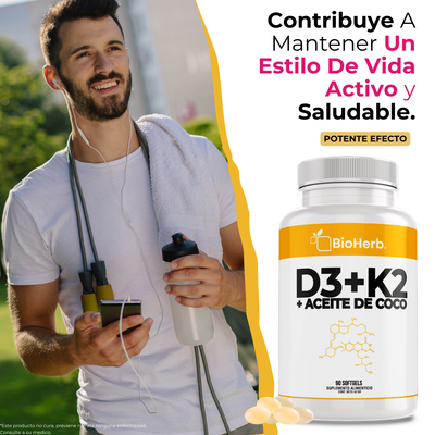 BioHerb® Vitamina D3 + K2 (MK-7)