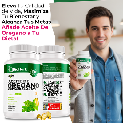 BioHerb® Aceite de Orégano Silvestre 100% Puro
