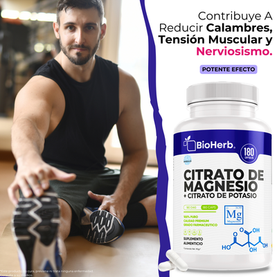 BioHerb® Magnesio + Potasio Citrato