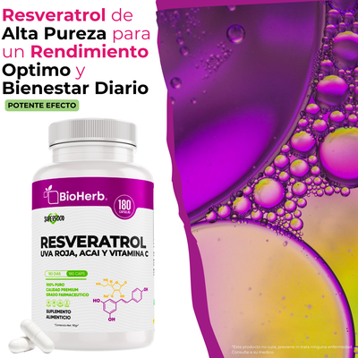 BioHerb® Resveratrol + Uva Roja + Vitamina C