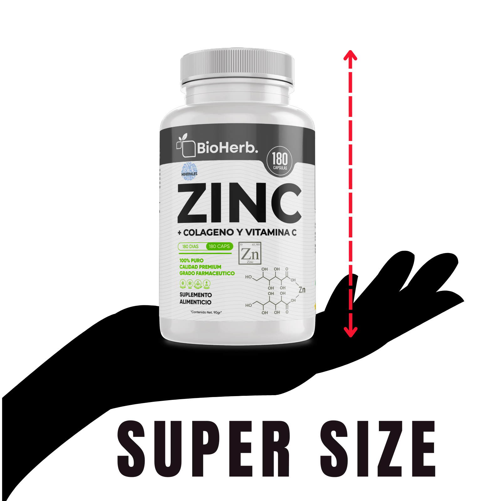 BioHerb® Zinc + Colágeno + Vitamina C