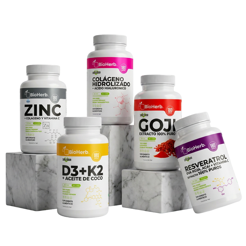 Kit Belleza BioHerb® | Colágeno, Antioxidantes y Cuidado Diario