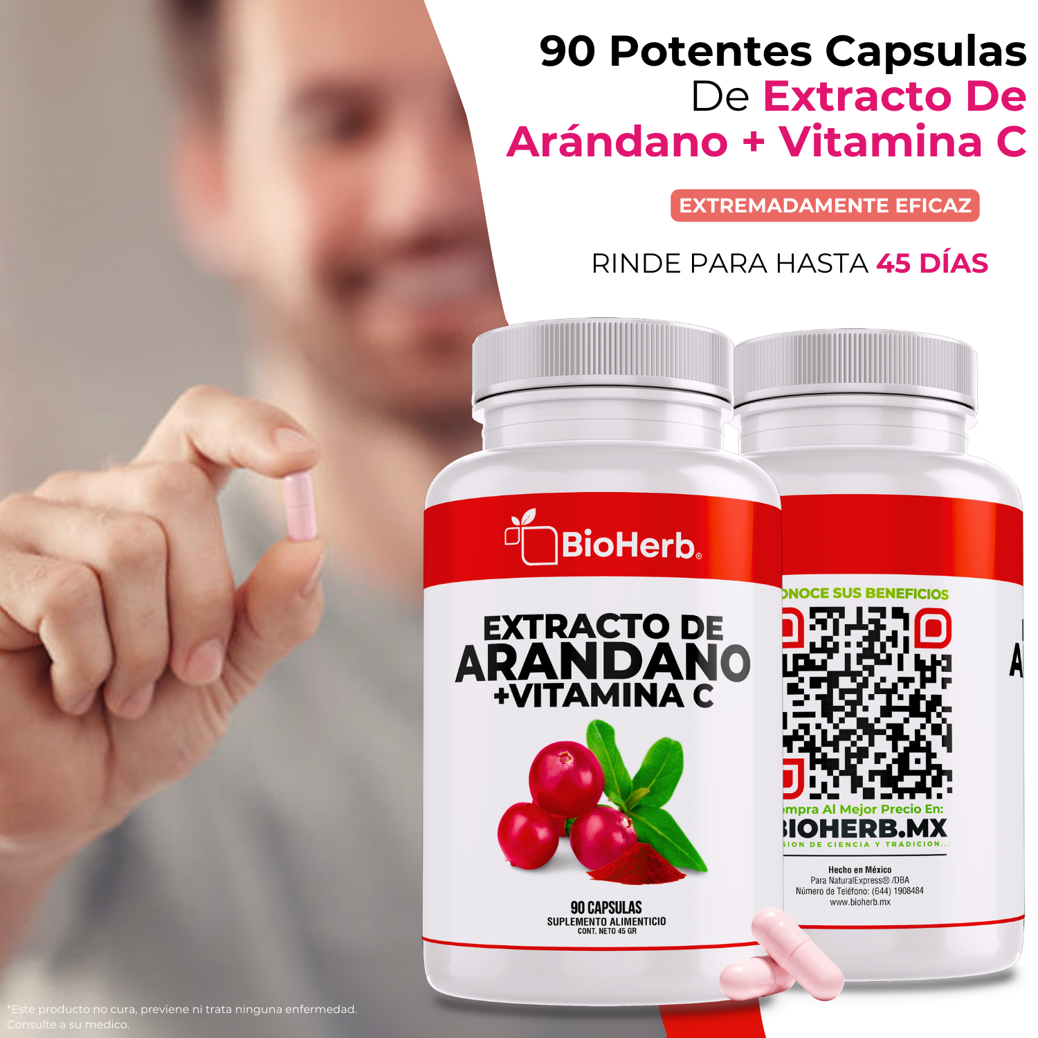 BioHerb® Arándano Rojo + Vitamina C