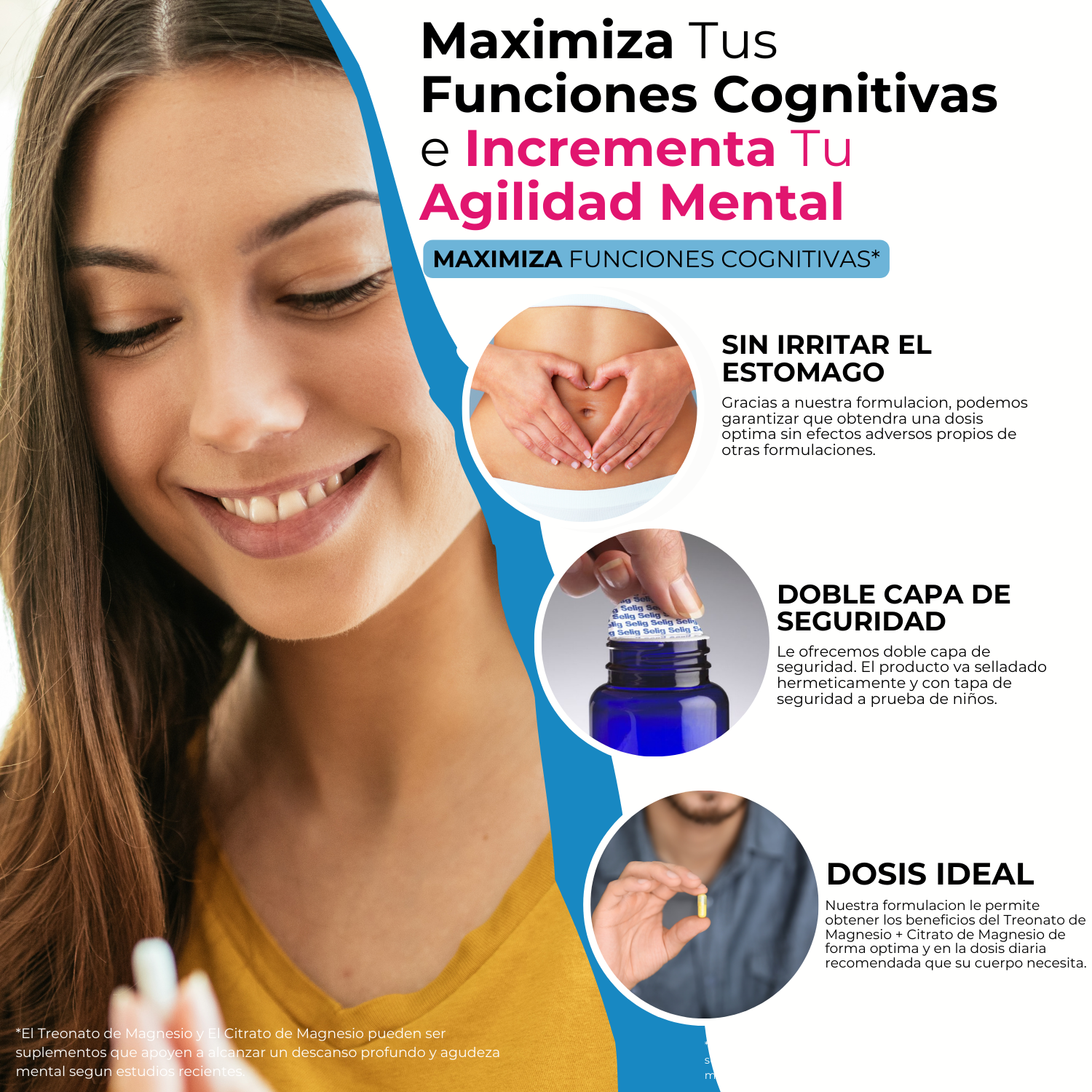 BioHerb® Treonato de Magnesio + Citrato de Magnesio